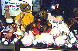 a selection of Beanies & Beanie Buddies
